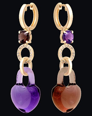 Серьги "Замочки"